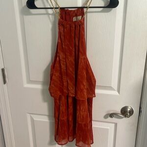 MK orange tired Top